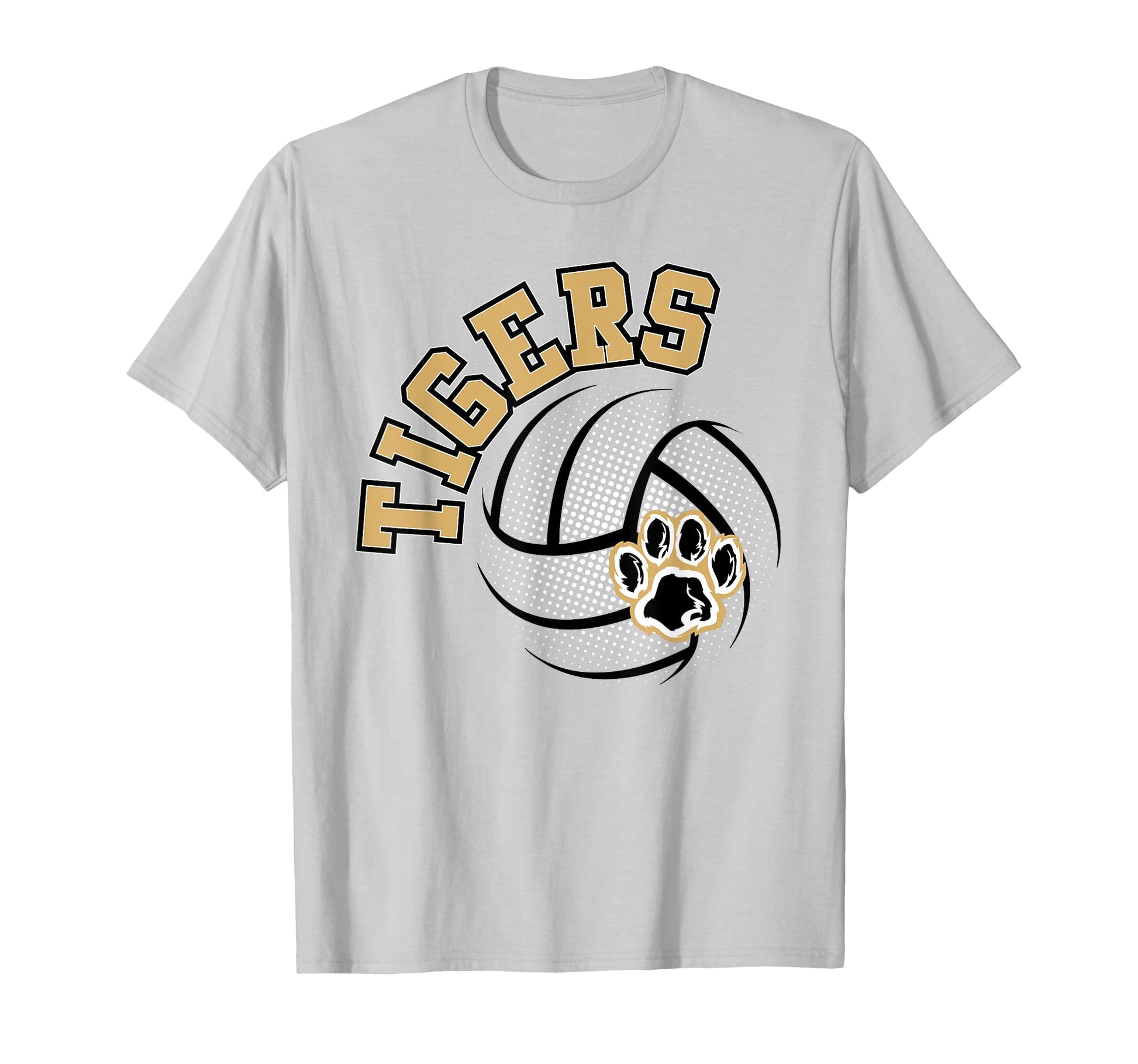 Tigers Volleyball Mom School Spirit T-Shirt - Aesthetic Graphic Men Women - T-Shirt, Sweatshirt, Hoodie
