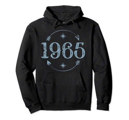 1965 57 Yo 57Th Birthday Boho Hoodie - Streetwear Style Unisex - T-Shirt, Sweatshirt, Hoodie