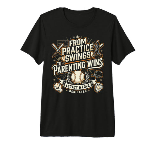 Baseball Dad Baseballer Daddy Baseball T-Shirt - Unique Graphic Men Women - T-Shirt, Sweatshirt, Hoodie