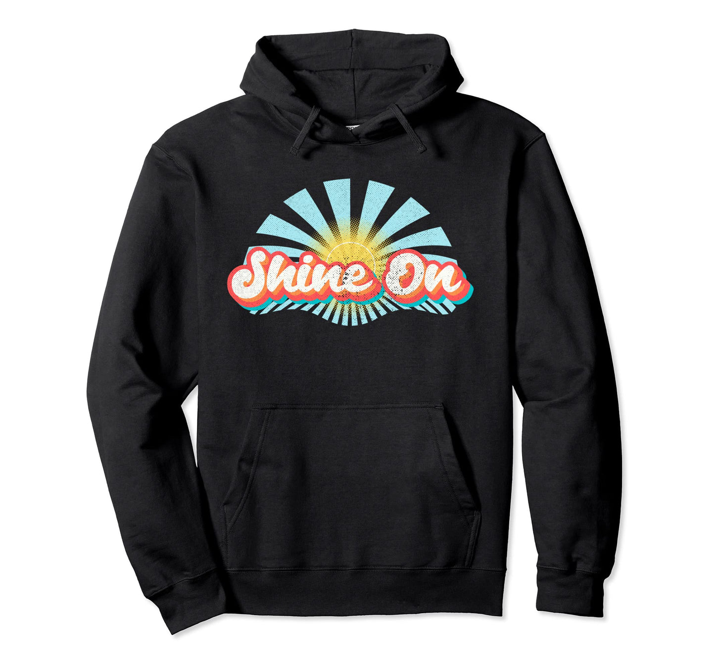 Shine Summer Sun Vacation Hippie Kidcore Hoodie - Custom Art Print Unisex - T-Shirt, Sweatshirt, Hoodie
