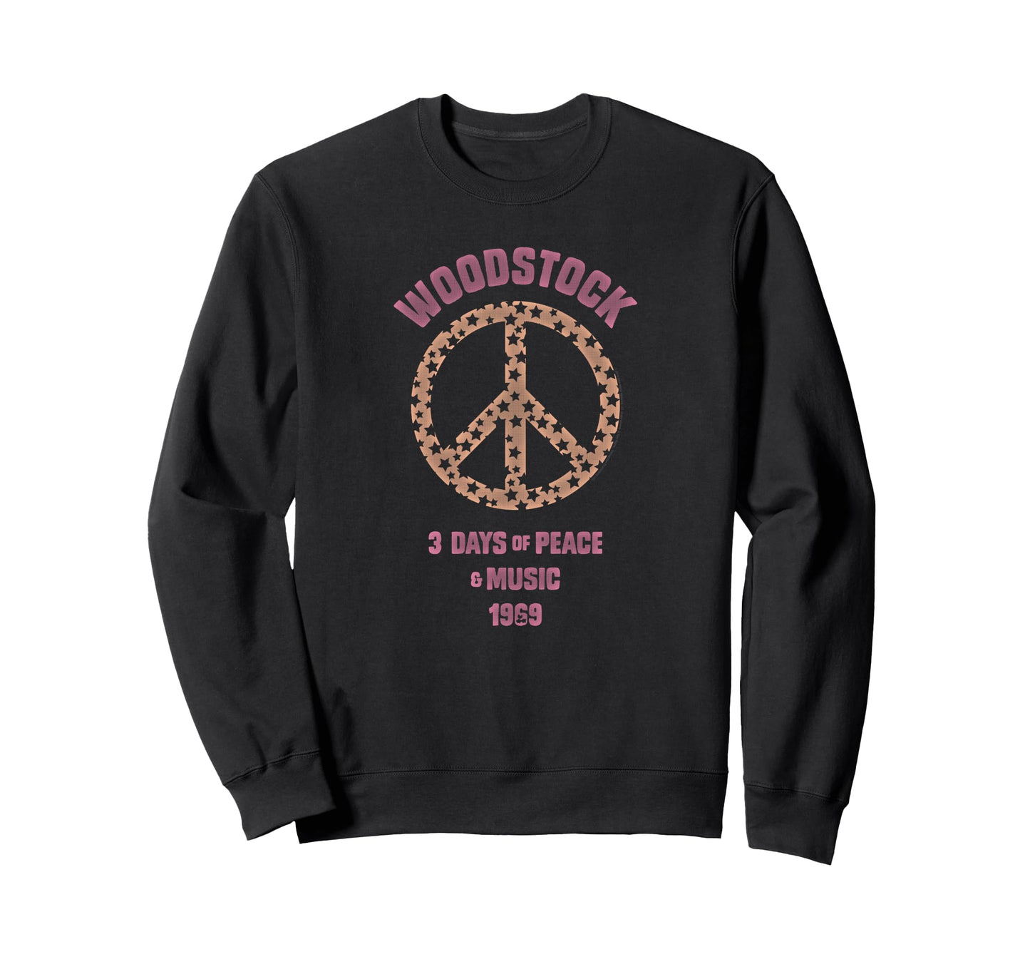 Woodstock Peace Love Stars Sweatshirt - Casual Everyday Wear Unisex - T-Shirt, Sweatshirt, Hoodie