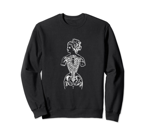 Venus Skeleton Vaporwave Sweatshirt - Fun Novelty Design Men Women - T-Shirt, Sweatshirt, Hoodie