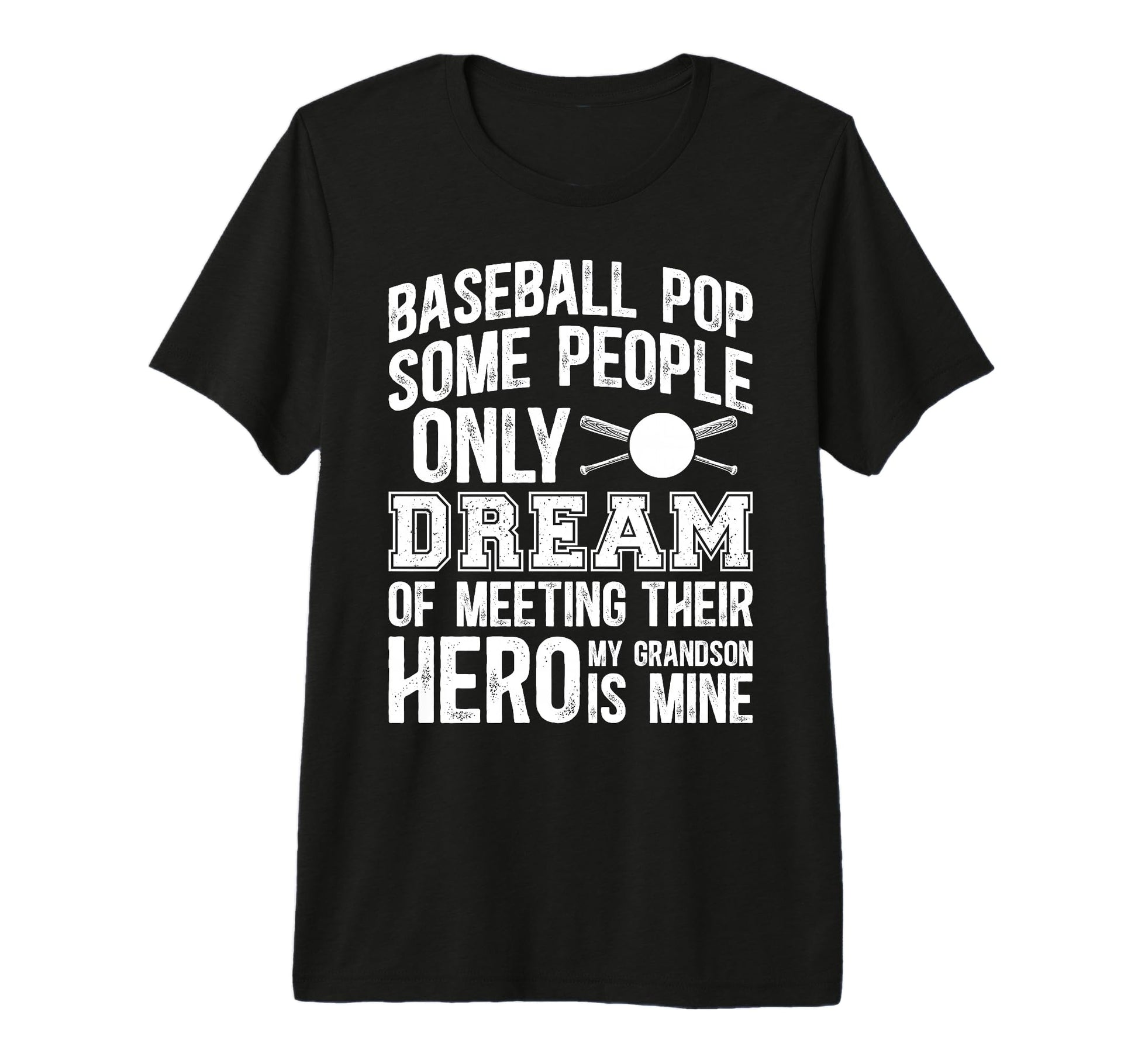 Mens Baseball Pop Proud Pop Baseball T-Shirt - Minimalist Print Unisex - T-Shirt, Sweatshirt, Hoodie