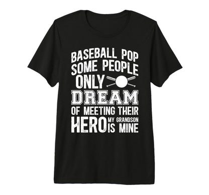 Mens Baseball Pop Proud Pop Baseball T-Shirt - Minimalist Print Unisex - T-Shirt, Sweatshirt, Hoodie
