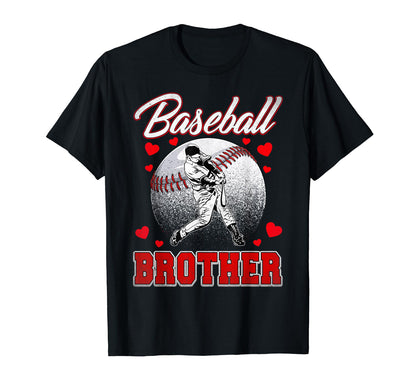 Baseball Brother Family Matching T-Shirt - Casual Everyday Wear for Adults - T-Shirt, Sweatshirt, Hoodie
