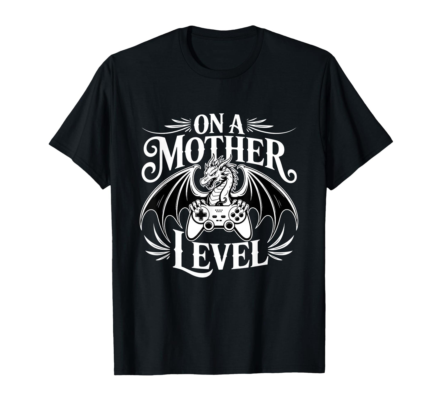Funny Mothers Day Mother Level Gamer T-Shirt - Unique Graphic Men Women - T-Shirt, Sweatshirt, Hoodie