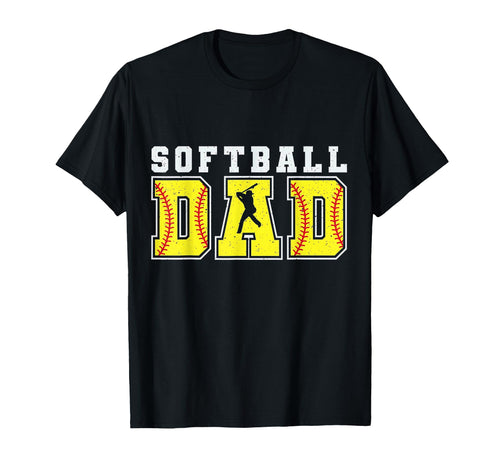 Funny Dad Life Softball Baseball T-Shirt - Custom Art Print Men Women - T-Shirt, Sweatshirt, Hoodie