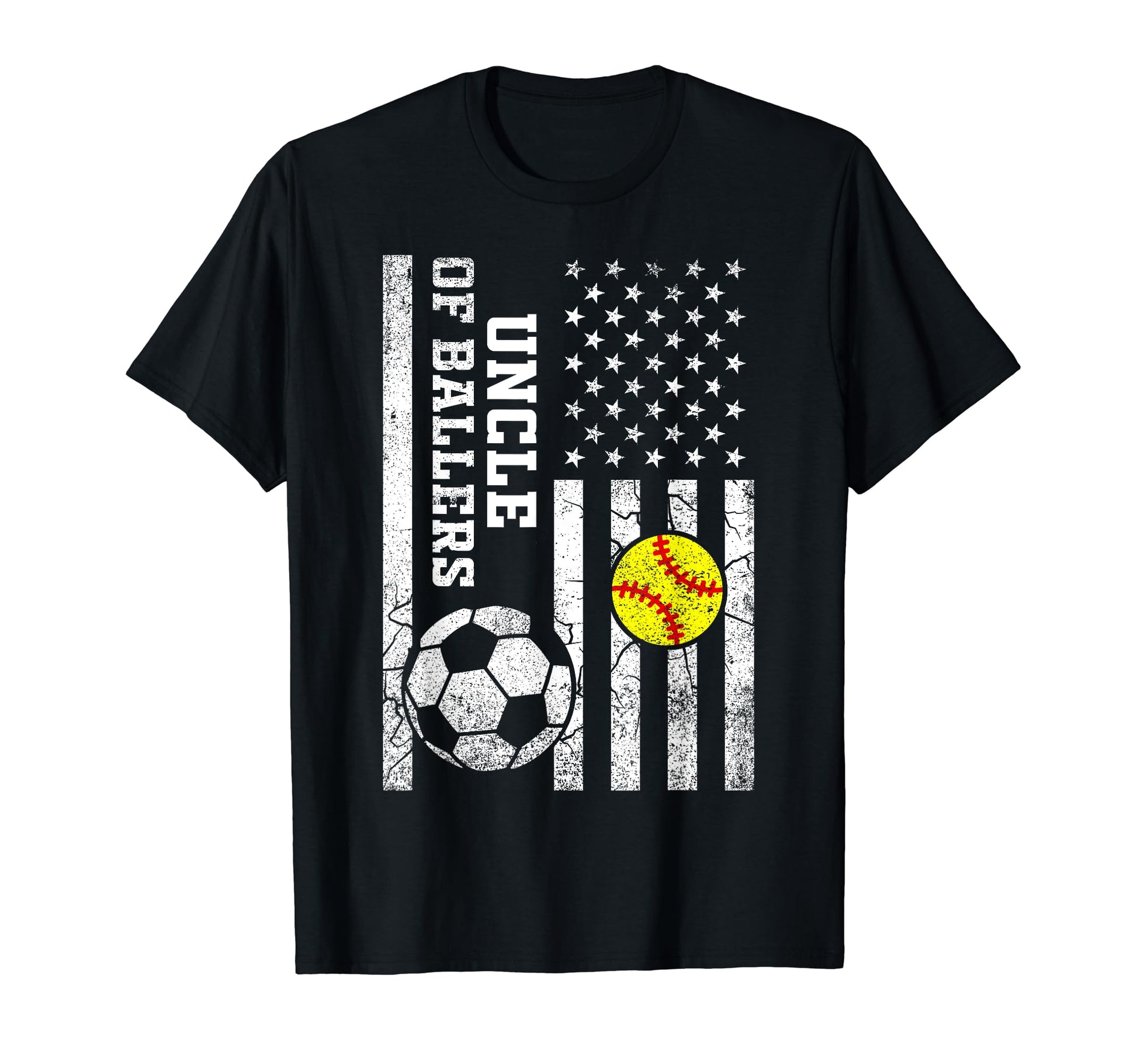 Uncle Ballers Baseball Soccer Softball T-Shirt - Novelty Apparel Unisex - T-Shirt, Sweatshirt, Hoodie