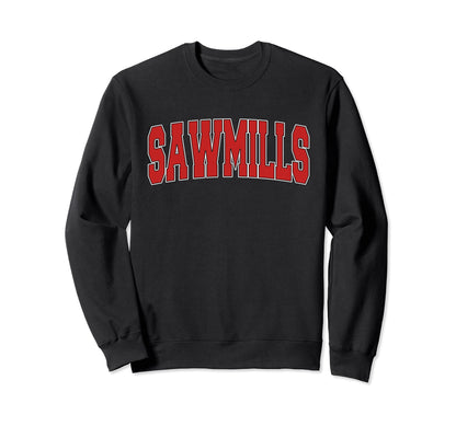 Sawmills Nc North Carolina Sweatshirt - Aesthetic Graphic Men Women - T-Shirt, Sweatshirt, Hoodie
