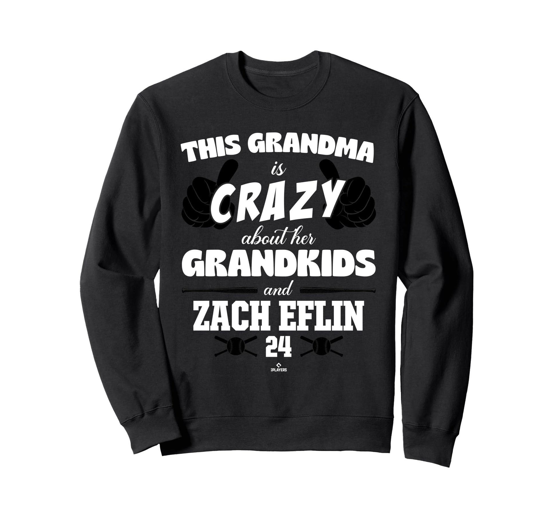 Grandma Crazy Zach Eflin Baltimore Sweatshirt - Custom Art Print Men Women - T-Shirt, Sweatshirt, Hoodie