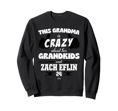 Grandma Crazy Zach Eflin Baltimore Sweatshirt - Custom Art Print Men Women - T-Shirt, Sweatshirt, Hoodie