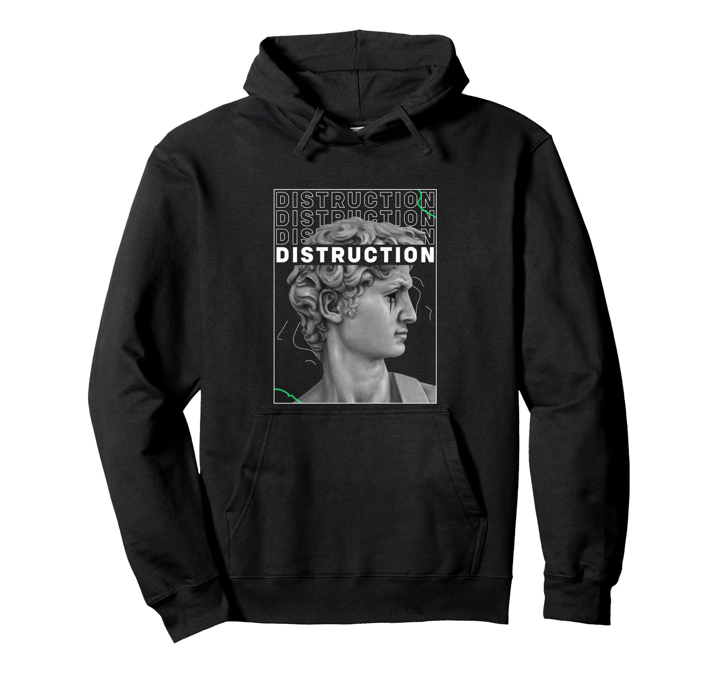 Destruction Greek Sculpture Aesthetic Hoodie - Aesthetic Graphic Unisex - T-Shirt, Sweatshirt, Hoodie
