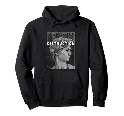 Destruction Greek Sculpture Aesthetic Hoodie - Aesthetic Graphic Unisex - T-Shirt, Sweatshirt, Hoodie