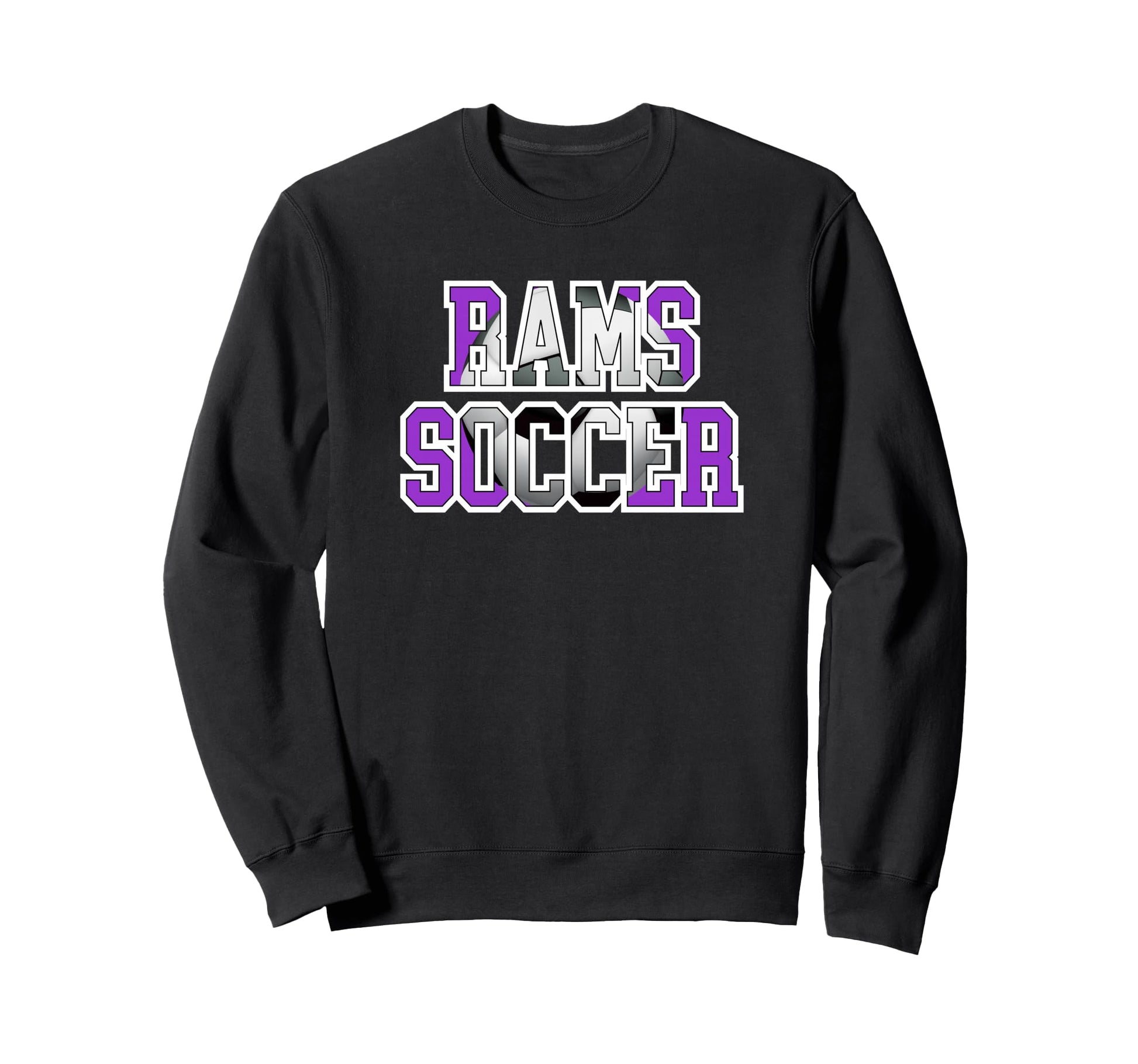 Rams Soccer Mom Game Day Mascot Sweatshirt - Fun Novelty Design Men Women - T-Shirt, Sweatshirt, Hoodie
