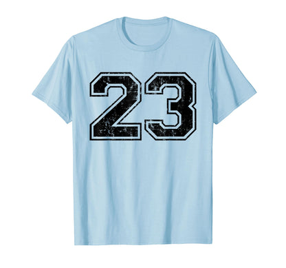 Number 23 Varsity Distressed Sport T-Shirt - Streetwear Style Men Women - T-Shirt, Sweatshirt, Hoodie