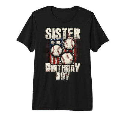 Sister Birthday Matching Baseball T-Shirt - Minimalist Print for Adults - T-Shirt, Sweatshirt, Hoodie