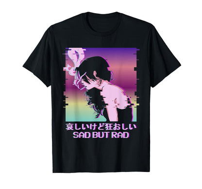 Sad But Rad Lofi Vaporwave Alt Indie T-Shirt - Unique Graphic Men Women - T-Shirt, Sweatshirt, Hoodie