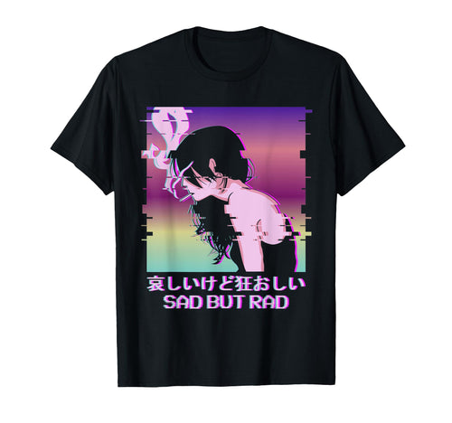 Sad But Rad Lofi Vaporwave Alt Indie T-Shirt - Unique Graphic Men Women - T-Shirt, Sweatshirt, Hoodie