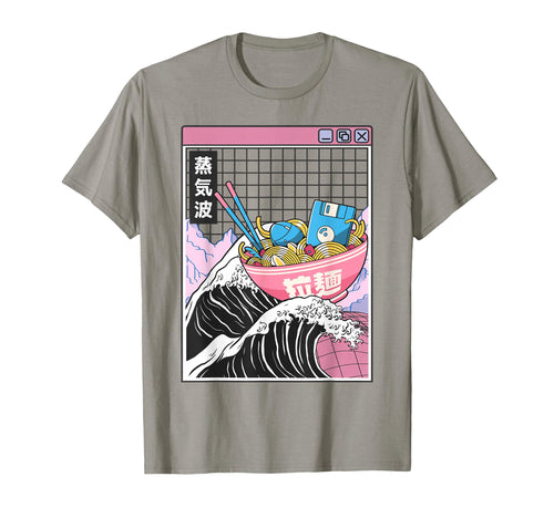 Digital Ramen Bowl Kanagawa Wave Digital T-Shirt - Custom Art Print Unisex - T-Shirt, Sweatshirt, Hoodie