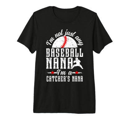 Im Baseball Catcher Nana Baseball T-Shirt - Aesthetic Graphic Men Women - T-Shirt, Sweatshirt, Hoodie