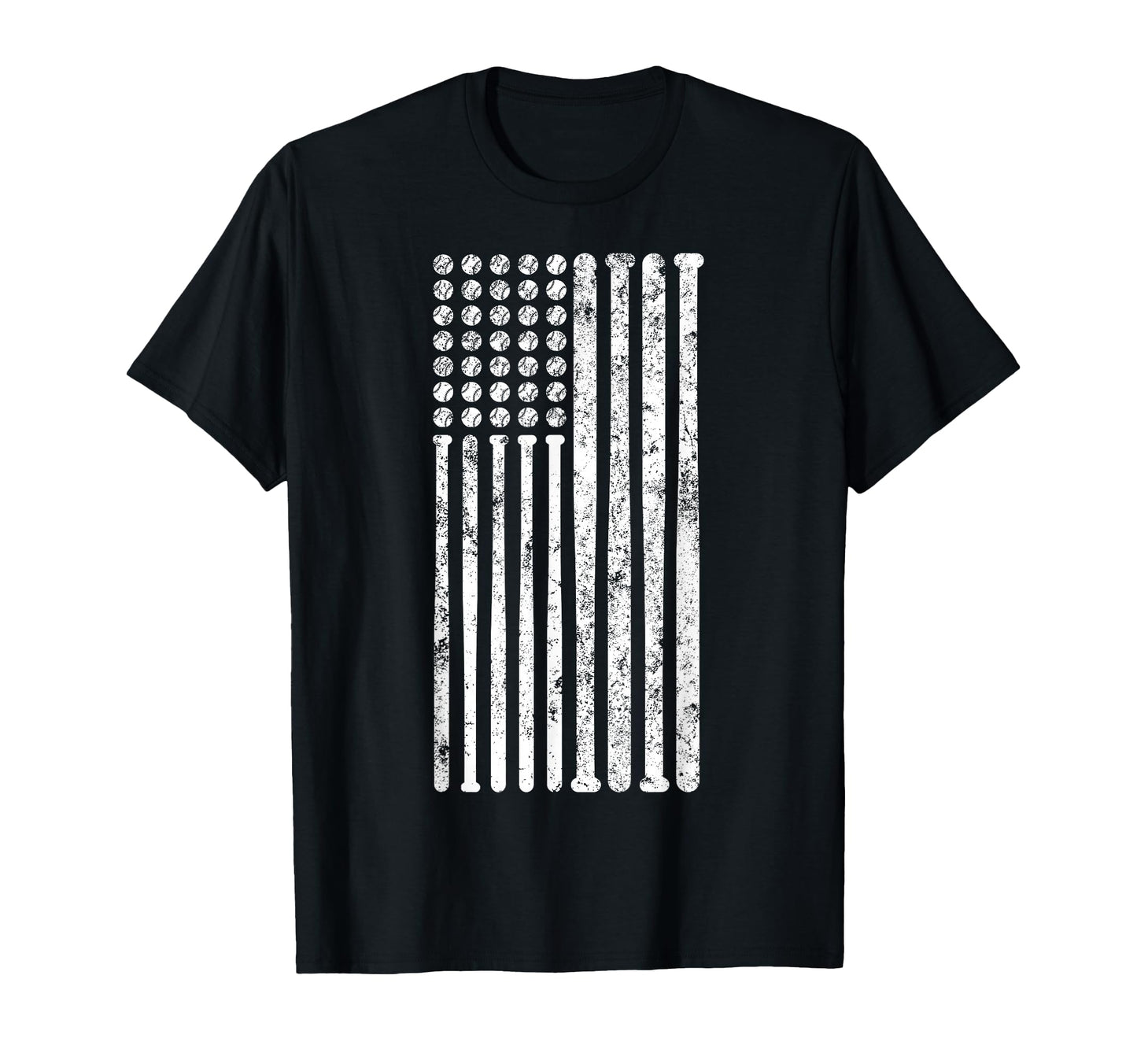 Usa Flag American Baseball Patriotic Sports T-Shirt - Trendy Graphic Unisex - T-Shirt, Sweatshirt, Hoodie