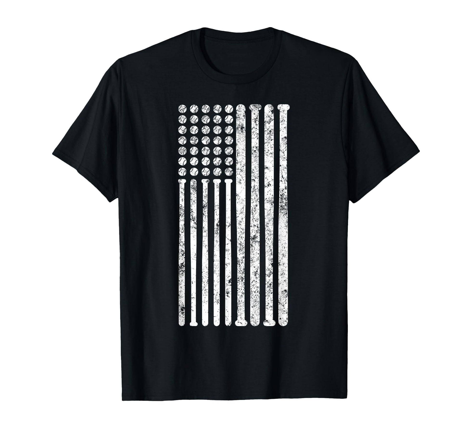 Usa Flag American Baseball Patriotic Sports T-Shirt - Trendy Graphic Unisex - T-Shirt, Sweatshirt, Hoodie