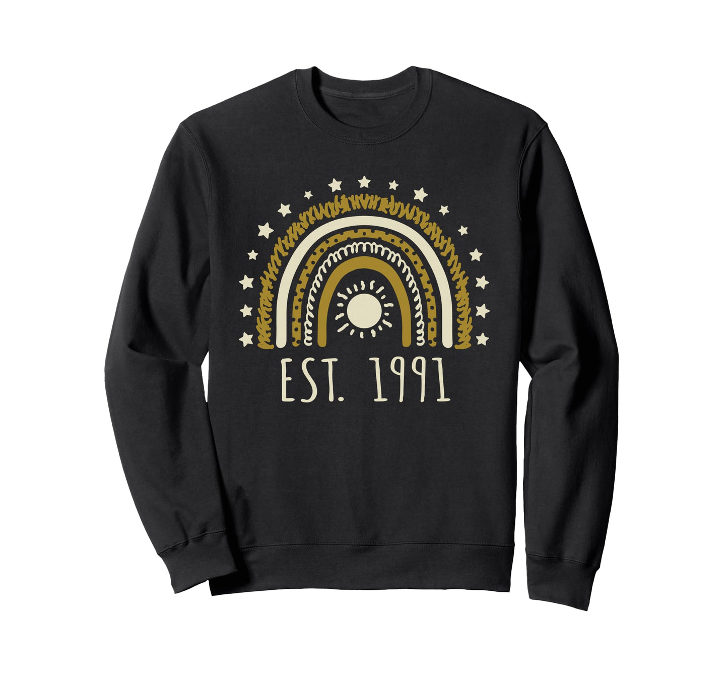 Est 1991 Rainbow Established 1991 Sweatshirt - Aesthetic Graphic Men Women - T-Shirt, Sweatshirt, Hoodie