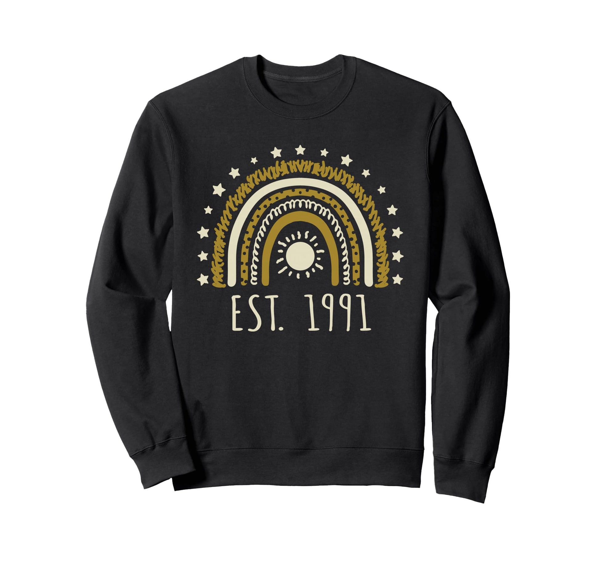Est 1991 Rainbow Established 1991 Sweatshirt - Aesthetic Graphic Men Women - T-Shirt, Sweatshirt, Hoodie