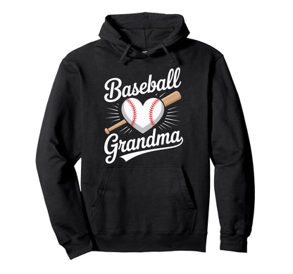 Baseball Grandma Baseball Lovers Hoodie - Streetwear Style for Adults - T-Shirt, Sweatshirt, Hoodie