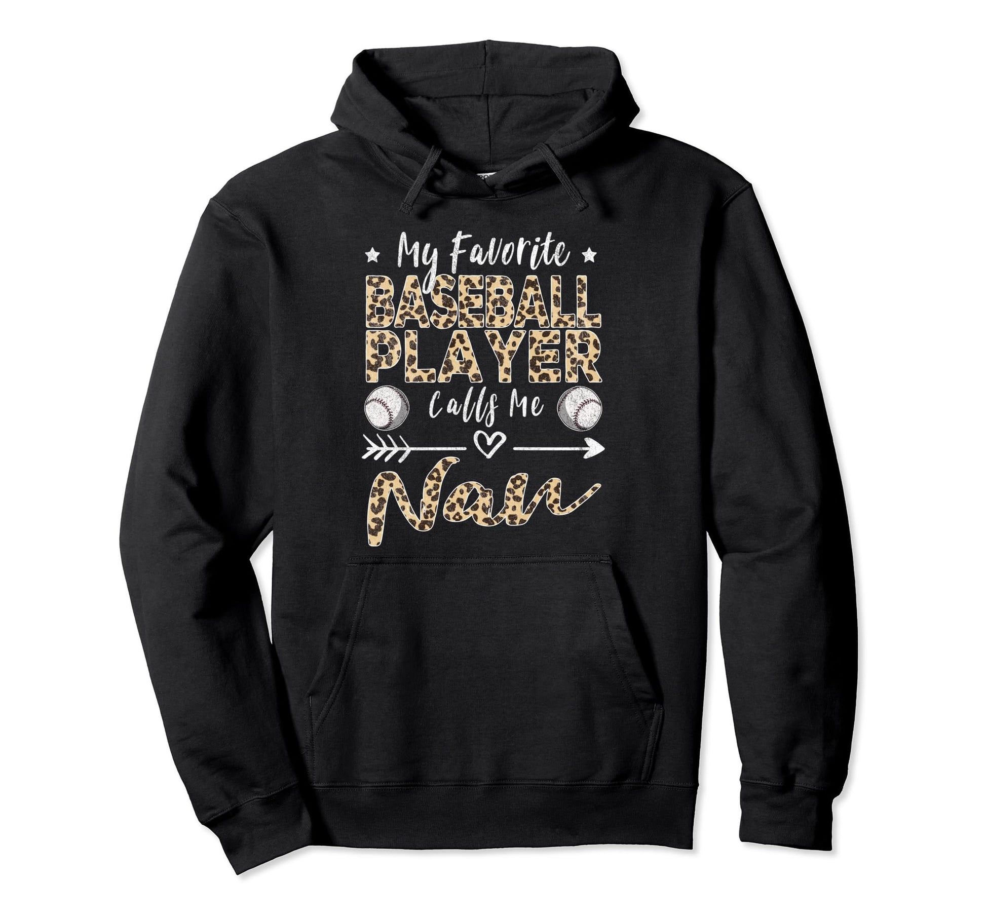 My Favorite Baseball Player Calls Me Nan Hoodie - Minimalist Print Unisex - T-Shirt, Sweatshirt, Hoodie