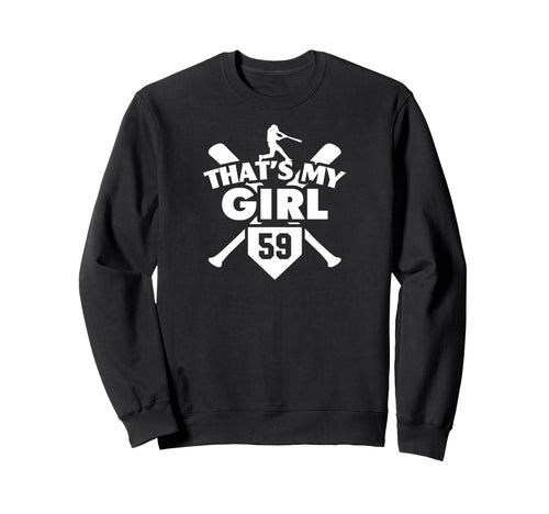 Baseball Mom Dad Thats My 59 Sweatshirt - Casual Everyday Wear for Adults - T-Shirt, Sweatshirt, Hoodie
