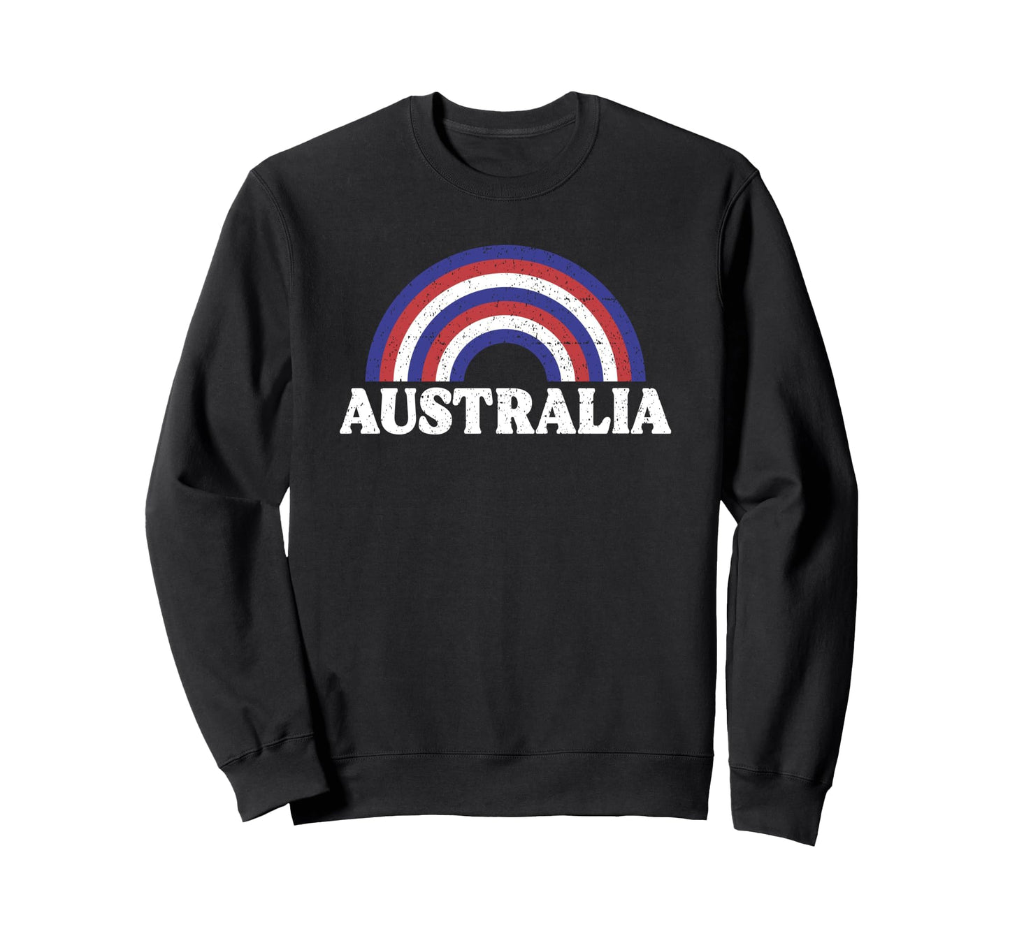 Australia Flag Rainbow Australian Pride Sweatshirt - Graphic Print Unisex - T-Shirt, Sweatshirt, Hoodie