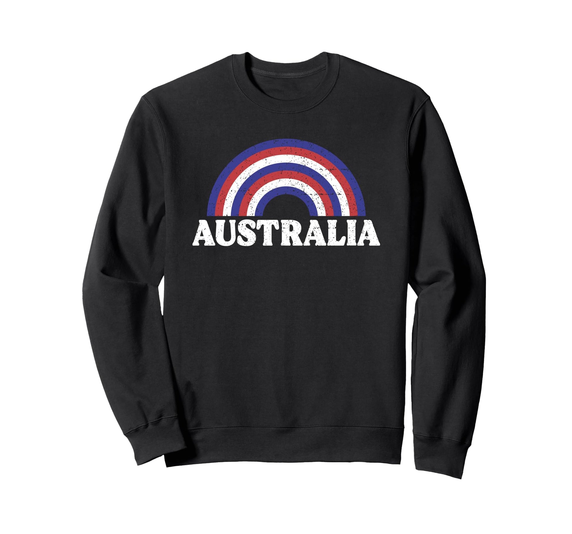 Australia Flag Rainbow Australian Pride Sweatshirt - Graphic Print Unisex - T-Shirt, Sweatshirt, Hoodie