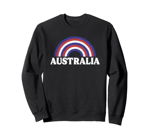 Australia Flag Rainbow Australian Pride Sweatshirt - Graphic Print Unisex - T-Shirt, Sweatshirt, Hoodie