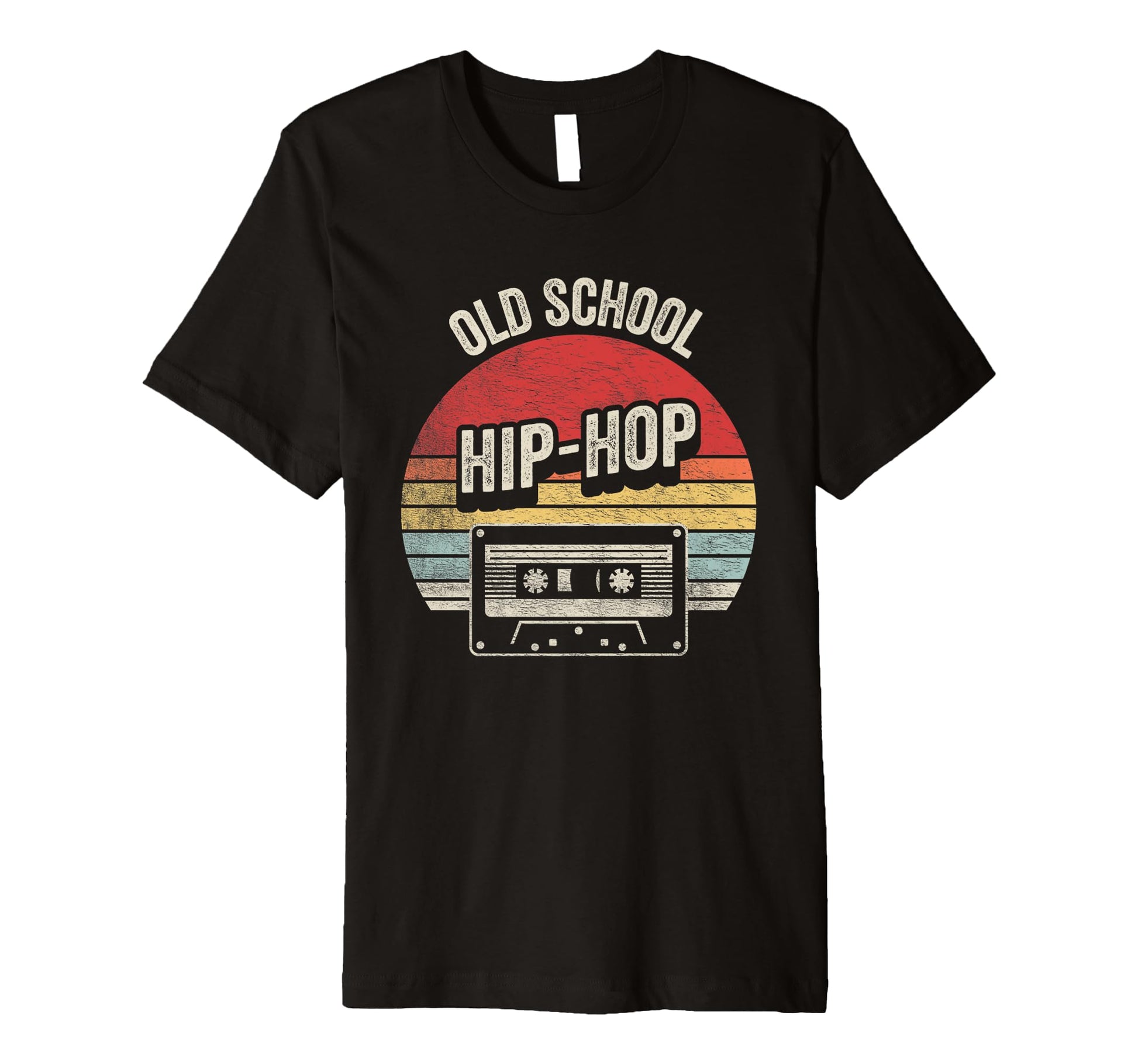 Old School Hip Hop Cassette Vibes T-Shirt - Minimalist Print for Adults - T-Shirt, Sweatshirt, Hoodie