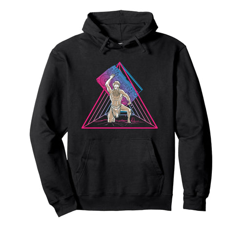 Ghettoblaster God Aesthetic Geometry Hoodie - Casual Everyday Wear Unisex - T-Shirt, Sweatshirt, Hoodie