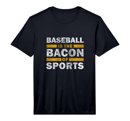 Mens Baseball Funny Baseball Is Bacon T-Shirt - Trendy Graphic Men Women - T-Shirt, Sweatshirt, Hoodie