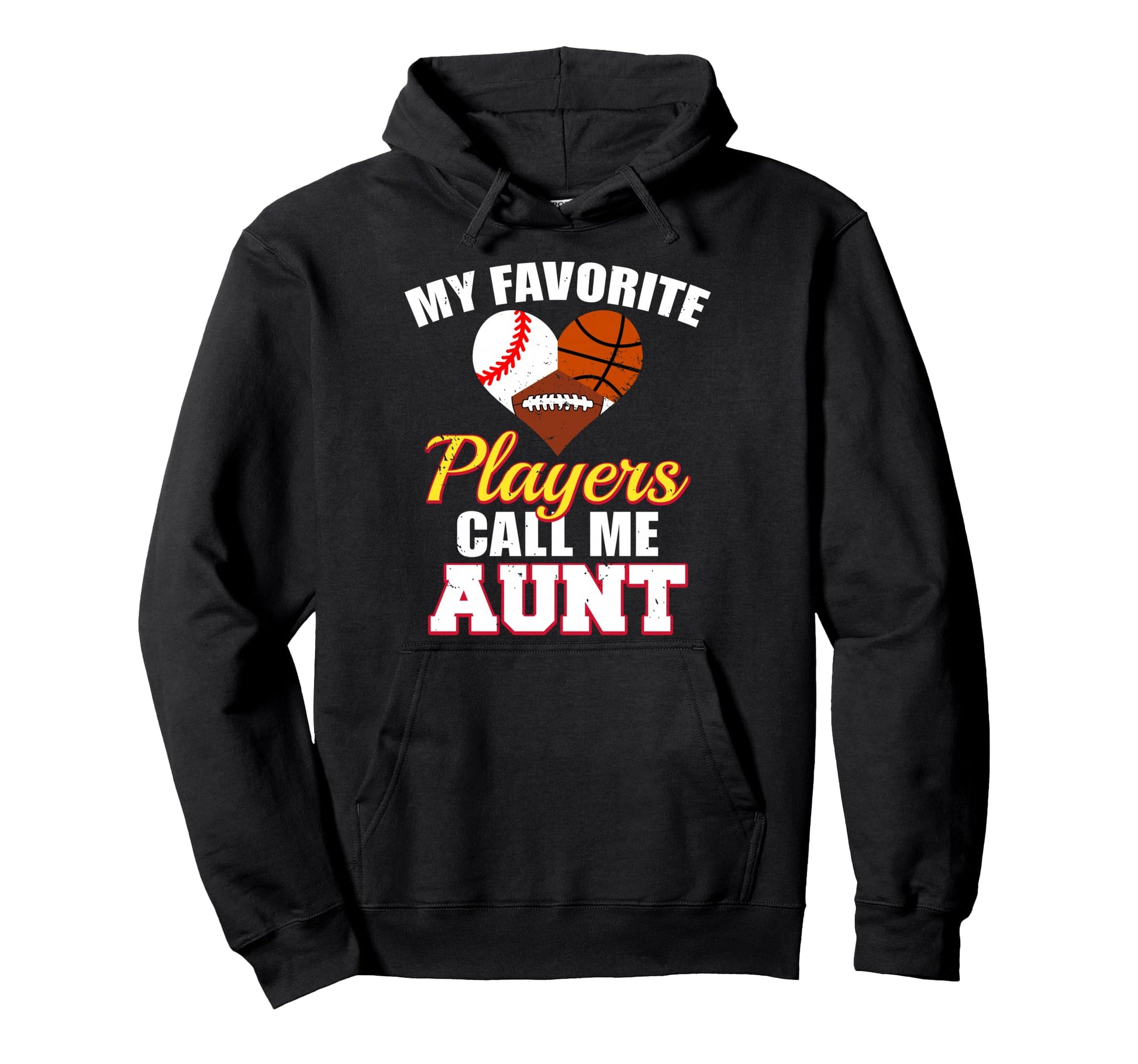 My Favorite Baseball Basketball Hoodie - Casual Everyday Wear Unisex - T-Shirt, Sweatshirt, Hoodie
