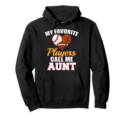 My Favorite Baseball Basketball Hoodie - Casual Everyday Wear Unisex - T-Shirt, Sweatshirt, Hoodie