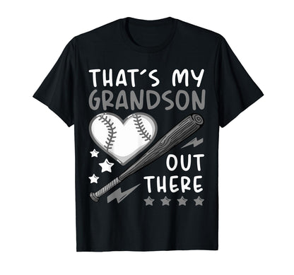 Thats My Grandson Out There Funny T-Shirt - Trendy Graphic for Adults - T-Shirt, Sweatshirt, Hoodie