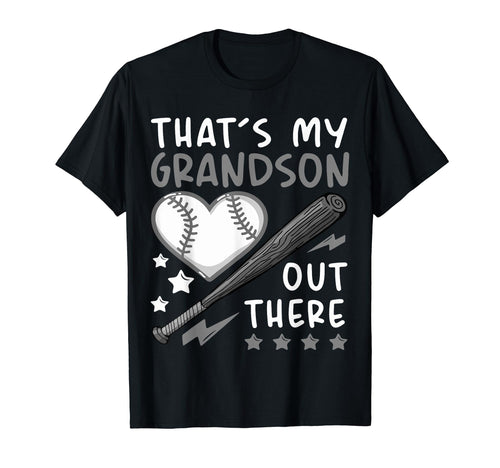 Thats My Grandson Out There Funny T-Shirt - Trendy Graphic for Adults - T-Shirt, Sweatshirt, Hoodie