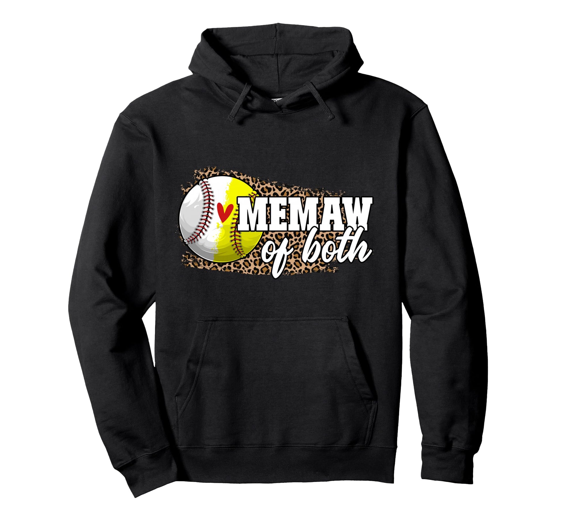 Memaw Both Proud Memaw Baseball Hoodie - Novelty Apparel Men Women - T-Shirt, Sweatshirt, Hoodie