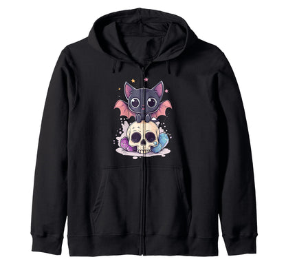 Pastel Goth Anime Manga Vaporwave Hoodie - Novelty Apparel for Adults - T-Shirt, Sweatshirt, Hoodie