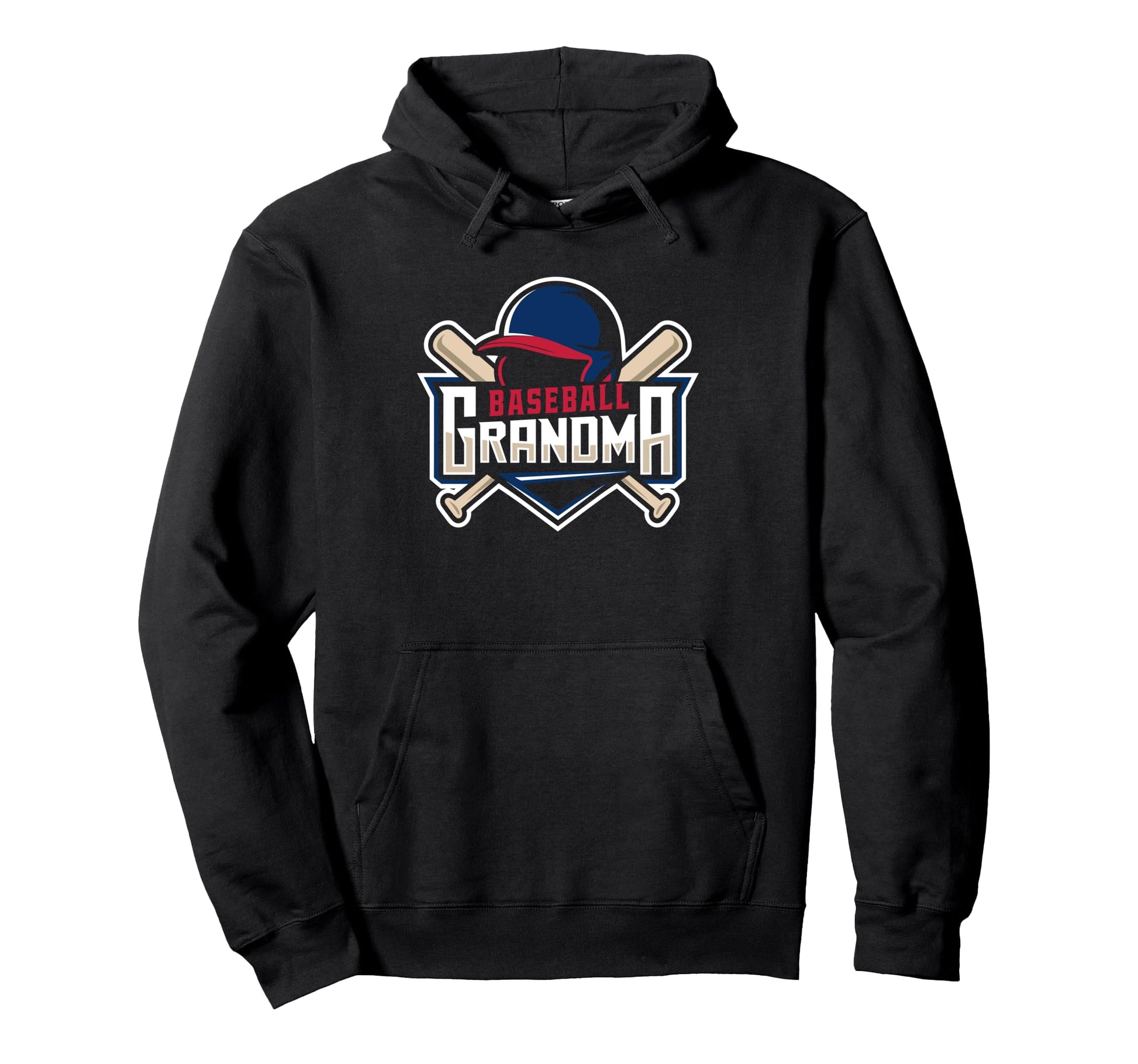 Baseball Grandma Hoodie - Novelty Apparel Unisex - T-Shirt, Sweatshirt, Hoodie
