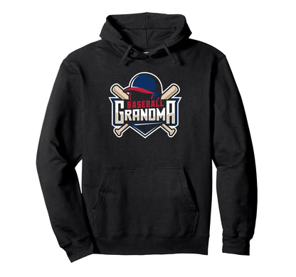 Baseball Grandma Hoodie - Novelty Apparel Unisex - T-Shirt, Sweatshirt, Hoodie