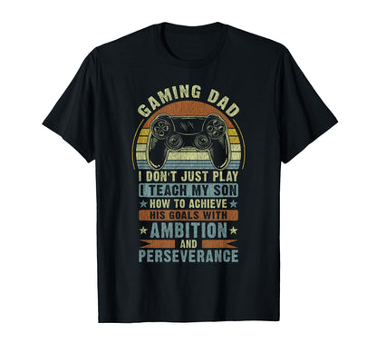 Gaming Dad Father Son Fathers Day T-Shirt - Streetwear Style Men Women - T-Shirt, Sweatshirt, Hoodie
