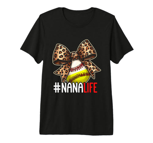 Nana Ballers Softball Baller Grandma T-Shirt - Aesthetic Graphic Unisex - T-Shirt, Sweatshirt, Hoodie