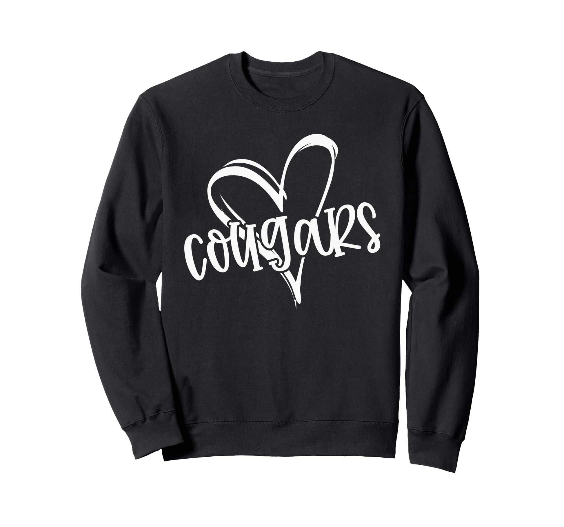 Cougars School Sports Fan Team Sweatshirt - Unique Graphic Men Women - T-Shirt, Sweatshirt, Hoodie