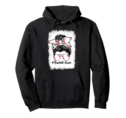 Baseball Aunt My Favorite Player Calls Me Hoodie - Novelty Apparel Unisex - T-Shirt, Sweatshirt, Hoodie