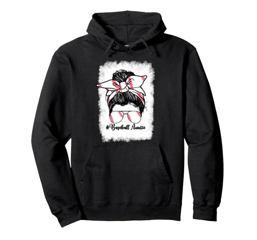 Baseball Aunt My Favorite Player Calls Me Hoodie - Novelty Apparel Unisex - T-Shirt, Sweatshirt, Hoodie